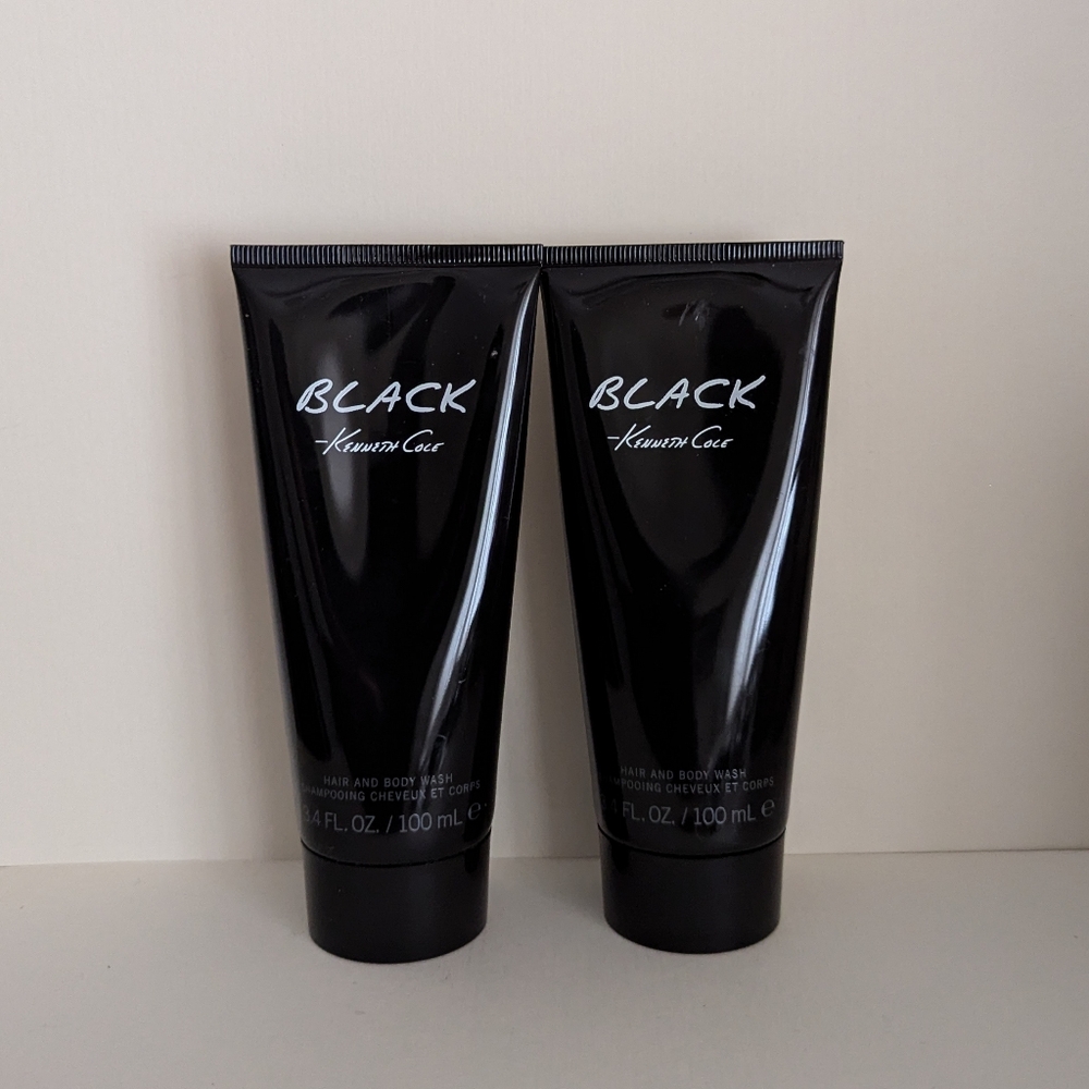 2 x Kenneth Cole Black Hair and Body Wash